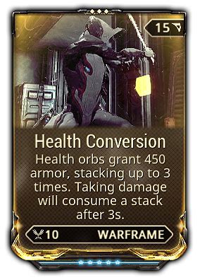Since armour has diminishing returns the more of it you have, <b>health</b> is generally better to go for as it would be multiplied by your current dr from your armour. . Warframe health conversion